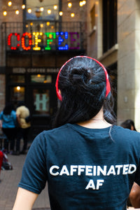 short sleeve CAFFEINATED AF shirt