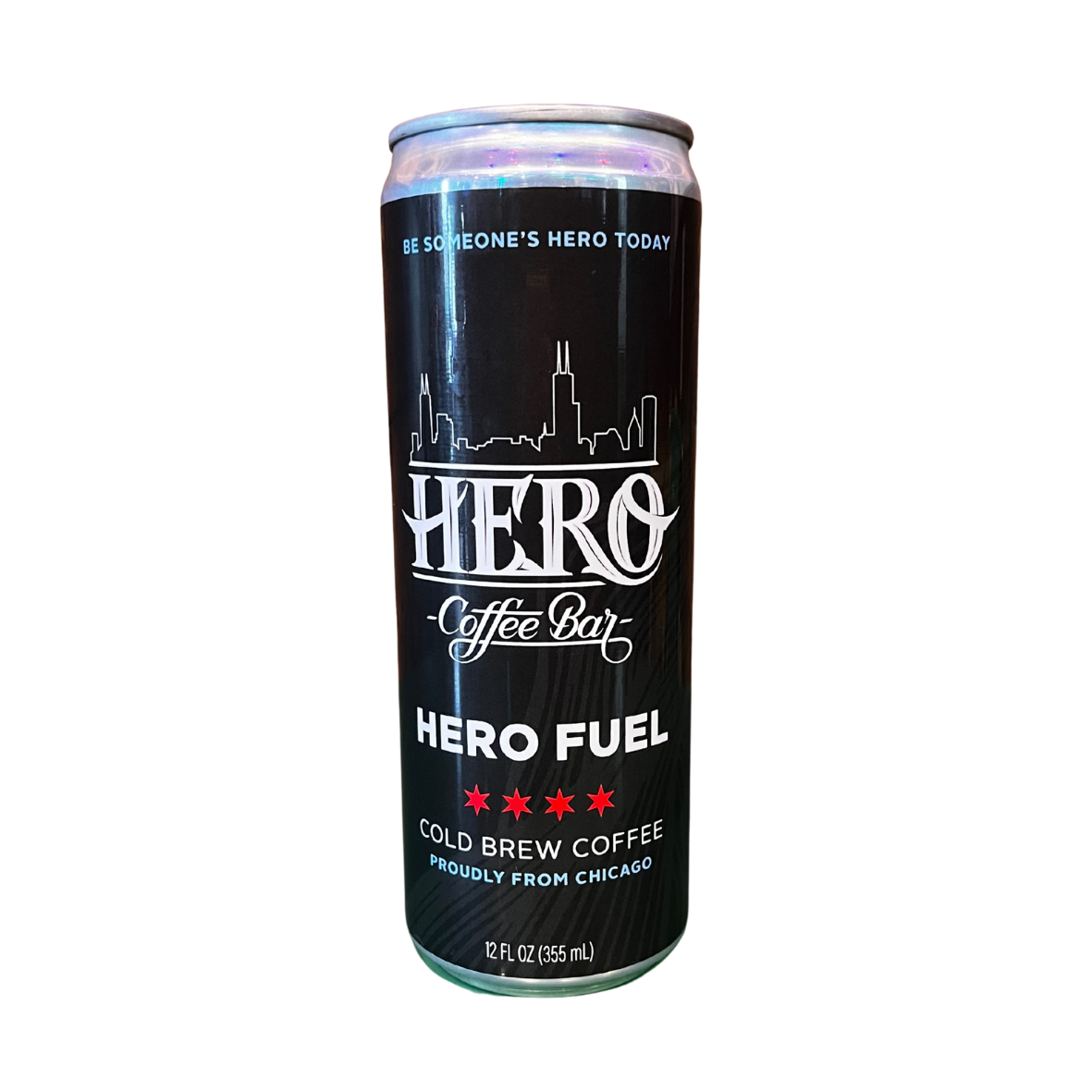 Hero Cold Brew Can Sticker