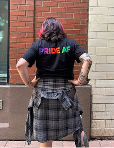 short sleeve PRIDE AF shirt